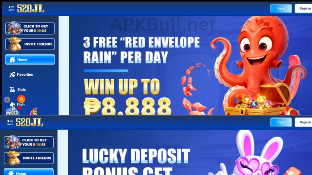 520JL Game New App Free Wheel Per Day Check in Bonus And Also Lucky Bonus