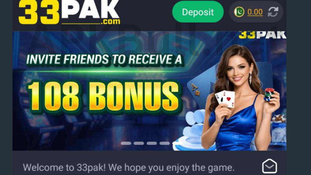 33PAK Game download free for daily 108 rupees earn login