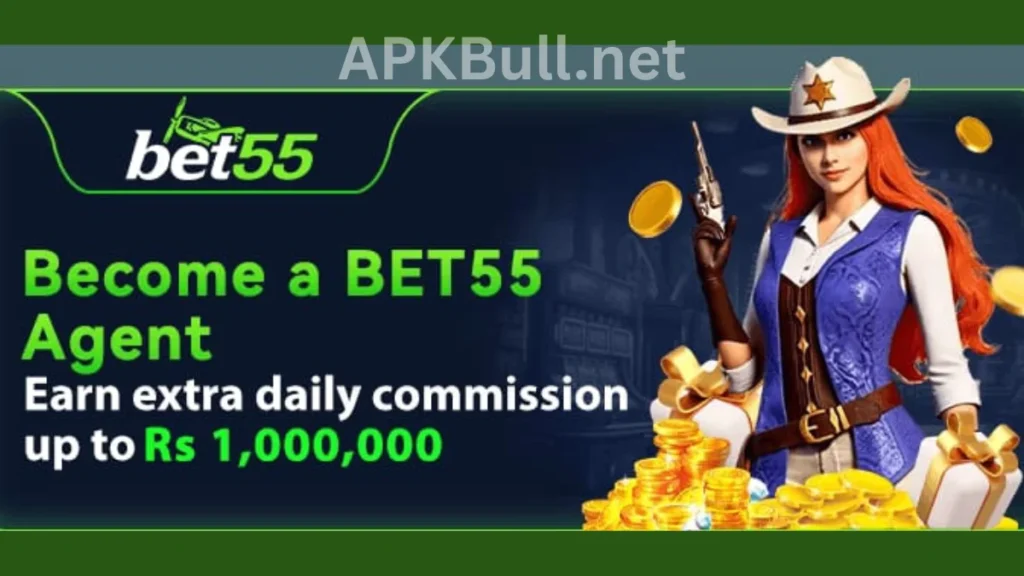 Bet55 Game App agent rewards of game for new users
