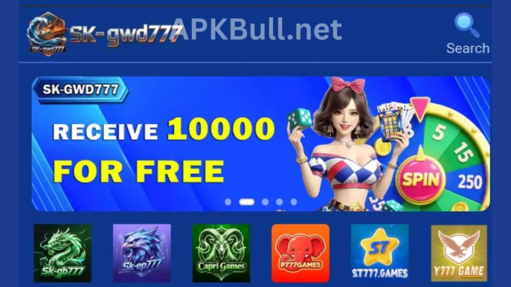 SKgwd777 Game APK lucky wheel bonuses of game