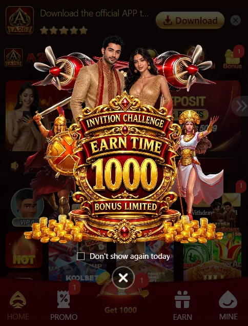 A26 Game Online 1k rupees only